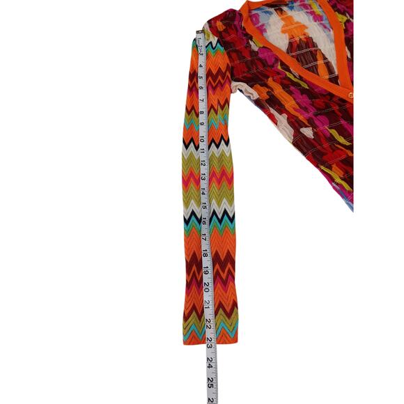 MISSONI Crochet Knit Maxi Mid Dress Smocked Cardigan Set Pristine 40/4 Two Piece - Picture 7 of 16